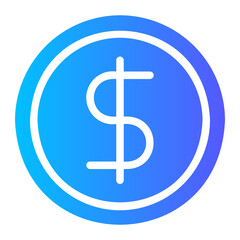 money gradient icon