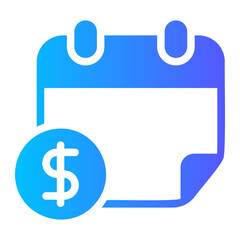calendar gradient icon