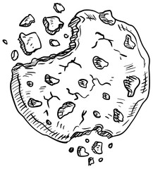 cookies handdrawn illustration