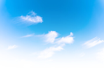 blue sky with white cloud, easy on the eyes, relaxed at Patong Beach, Phuket, Thailand background.