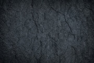 Dark grey black slate stone texture background