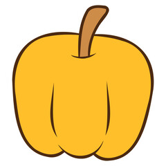 illustration of bellpeper vegetable