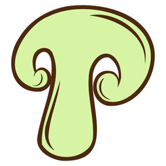 illustration of a mushroom