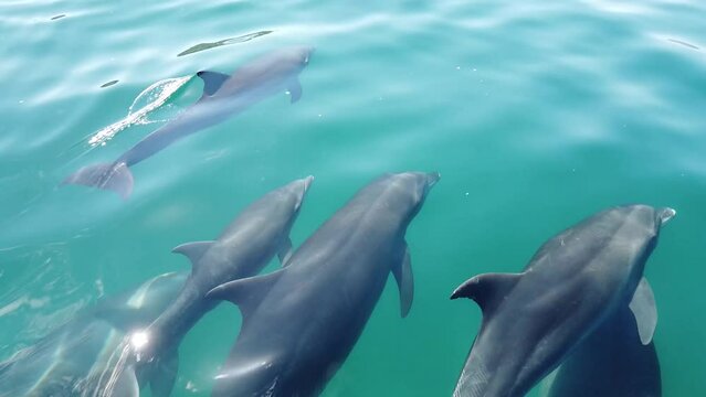 dolphin jumping out of the water