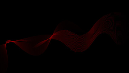 Abstract waving dark and red background, colorful, banner,  shiny, modern, light