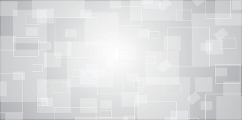 Abstract elegant background white and gray squares texture. Abstract white and grey geometric overlapping square pattern abstract futuristic background design. data concept. vector illustration,