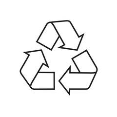 recycling mark. recycling icons. Universal Recycled Mark Vector Illustration. EPS, CVS, JPG