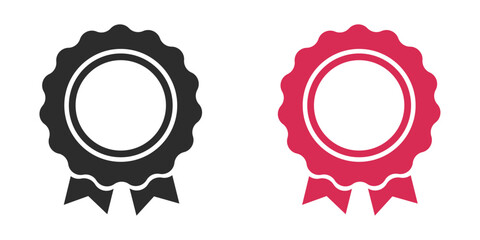 Award medal winner emblem icon symbol vector design