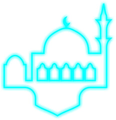 Islamic Neon Mosque