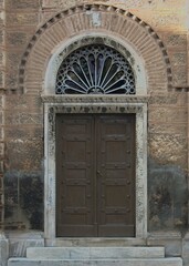 historical closed door