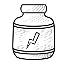 supplement handdrawn illustration