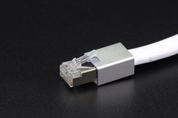 RJ45 connector for connecting digital devices to the Internet.