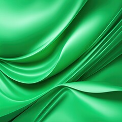 Emerald Wave Green Abstract Texture Background