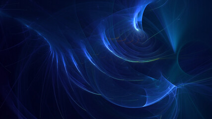 3D manual rendering abstract technology fractal background
