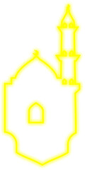 Islamic Neon Mosque