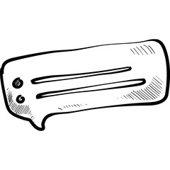 chatting handdrawn illustration