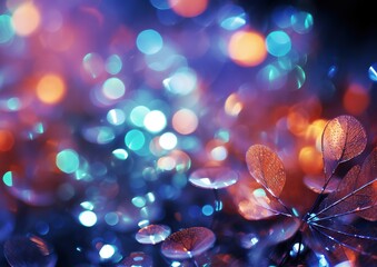 colorful background with sparkles, place for text, banner