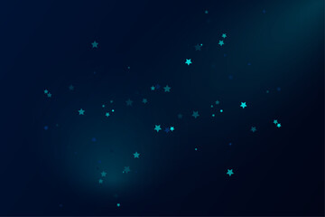 Abstract blue lighting texture background with stars