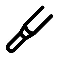 Carving Fork Line UI Icon