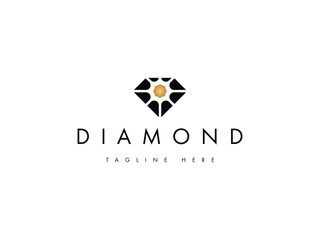luxury diamond jewelry logo design