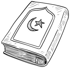 Quran handdrawn illustration