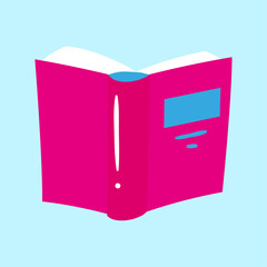 vector hand drawn book cartoon illustration