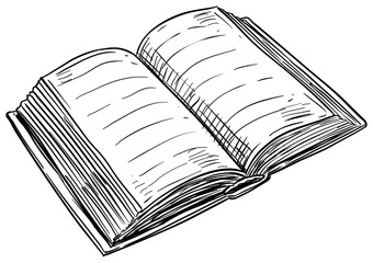 books handdrawn illustration