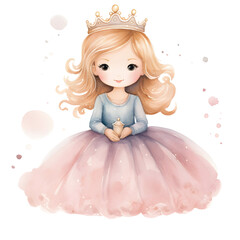 Little princess in pastel dressëřr