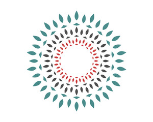 abstract round ornament