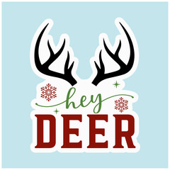 Merry Christmas Sticker Designs, Santa Gift Stickers