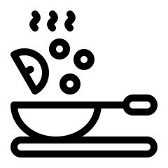 cooking line icon