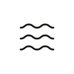 Wavy short lines. Three crooked stripes together.