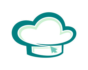 chef hat button icon