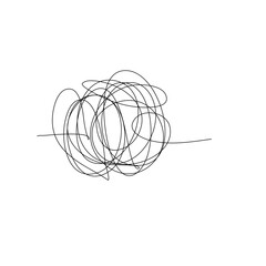 Abstract tangle thread