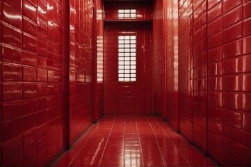dark red wall