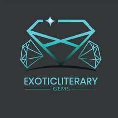 Dimond vector.Diamond logo vector use for design.Creative Illustration modern logo design template.
