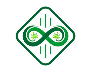 cannabis infinity logo