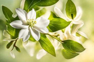 Fototapeta premium white flowers