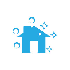 Obraz premium house cleaning logo icon