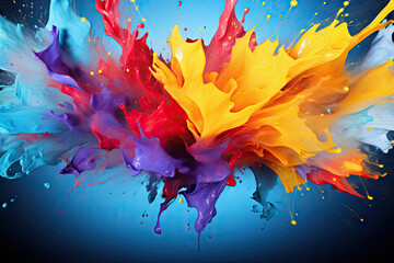 Paint splash. Abstract background