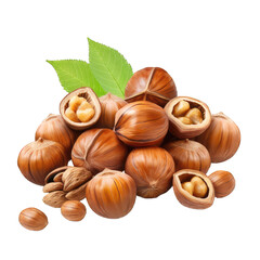 Nuts on Transparent Background