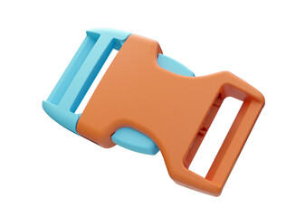 quick release buckle clip 3d rendering isolated transparent