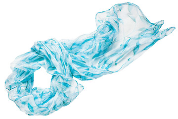 Organza scarf isolated