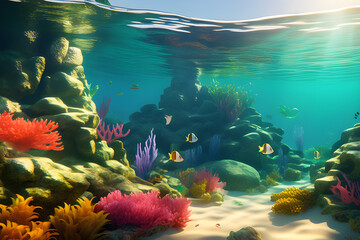 Under the sea where the Little Mermaid lived, Generative AI