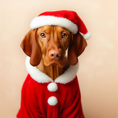 Dogs dressed like Christmas　クリスマスの格好をした犬