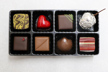 バレンタインのチョコレートの贈り物