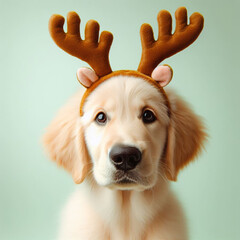 Dogs dressed like Christmas　クリスマスの格好をした犬