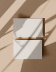 minimalist mockup business card aesthetic	