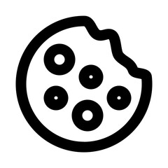 Cookies Line UI Icon
