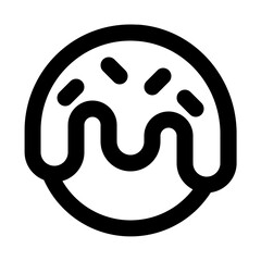 Donut Line UI Icon